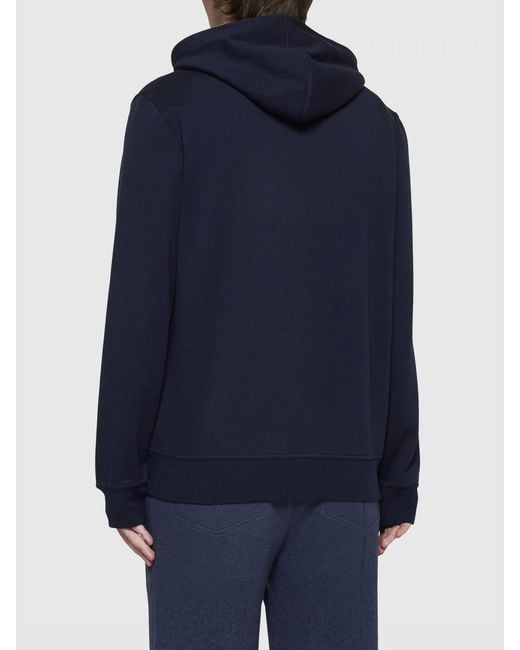 Brunello Cucinelli Blue Sweatshirt for men