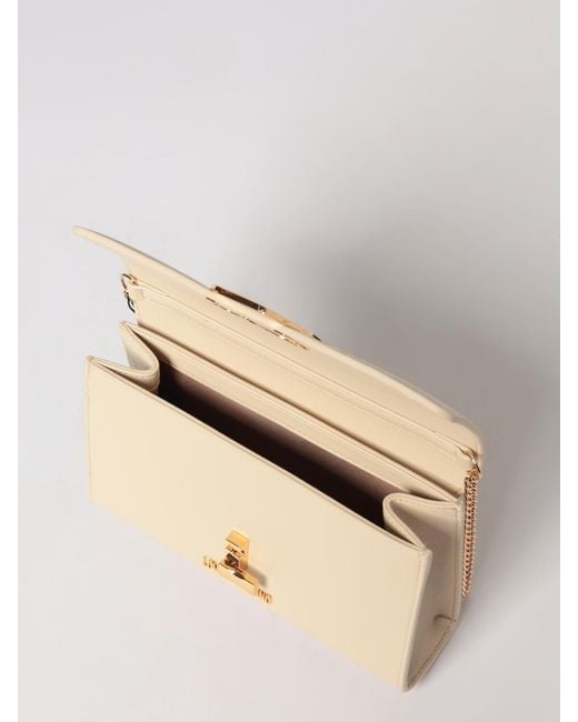 Love Moschino Natural Faux Leather Bag With Heart
