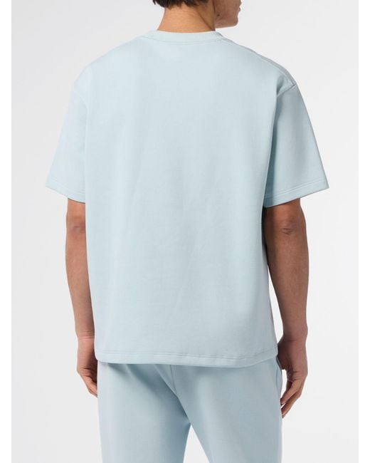 T-Shirt Basic di Philipp Plein in Blue da Uomo