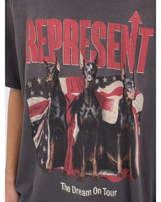 Represent Red T-Shirt Dream On Tour for men