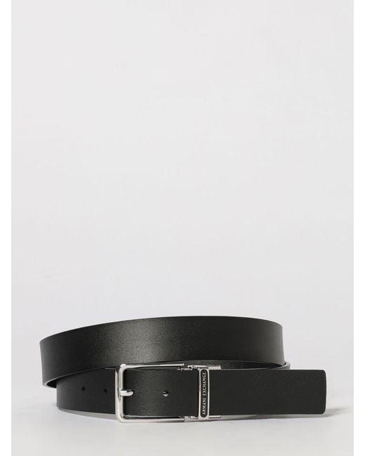 ARMANI EXCHANGE Black Belt for men