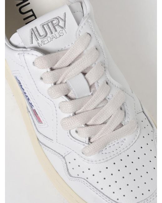 Baskets Medalist Low En Cuir Autry en coloris White