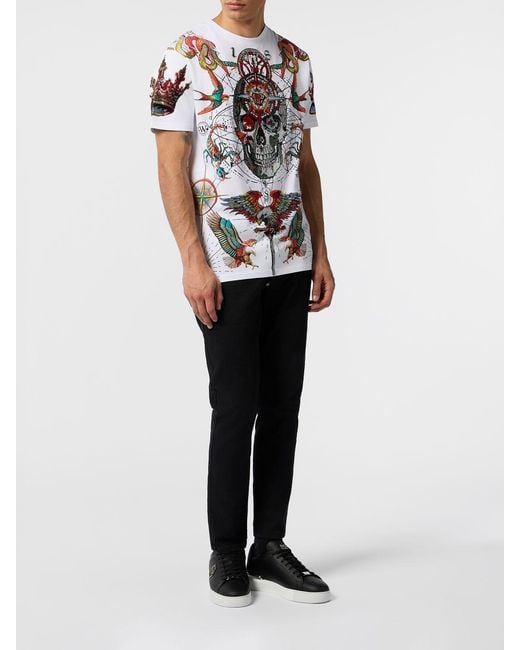 Philipp Plein White T-Shirt for men