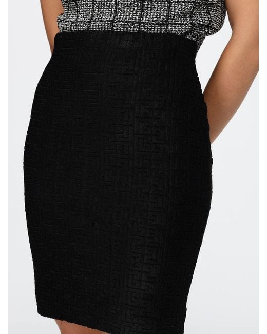 Balmain Black Skirt