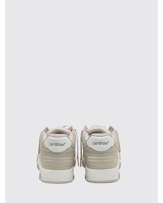 Off-White c/o Virgil Abloh White Out Of Office Leather Sneakers for men