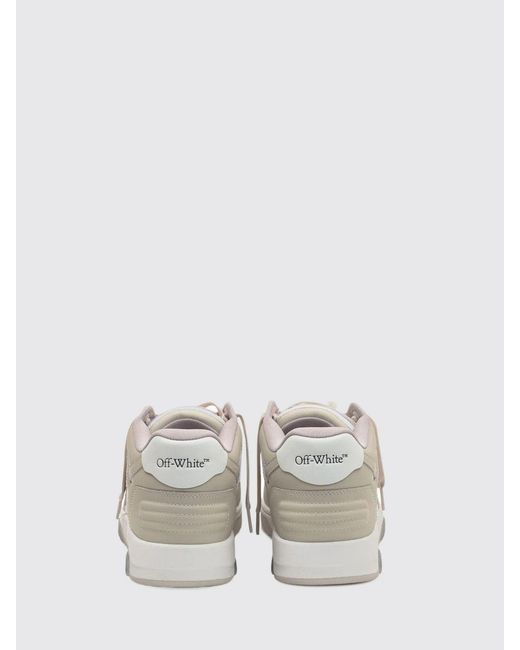 Off-White c/o Virgil Abloh White Out Of Office Leather Sneakers for men