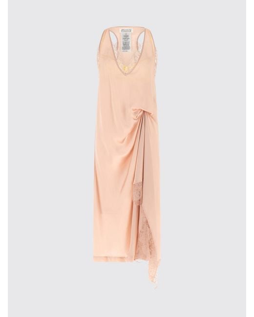 Maison Margiela Pink Midi Slip Dress
