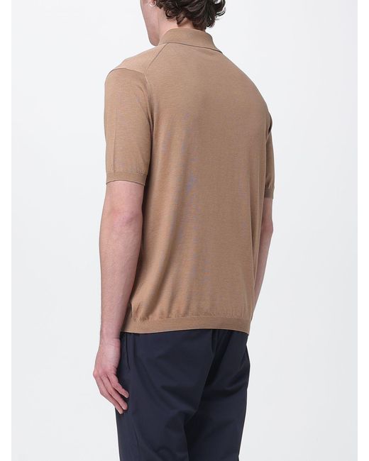 Kangra Blue Knit Polo Shirt for men