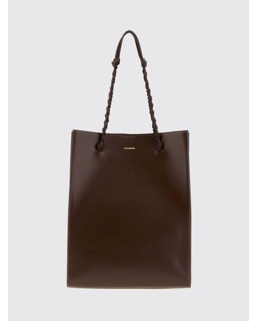 Jil Sander Brown Crossbody Bag