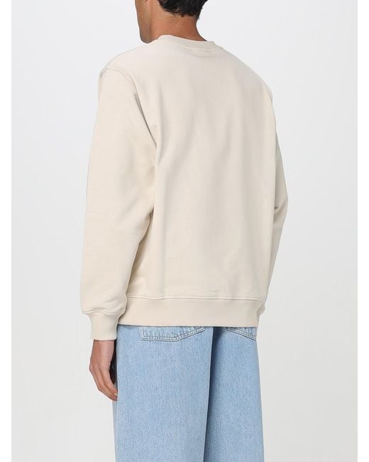 Drole de Monsieur White Cotton Sweatshirt Drole De Monsieur for men