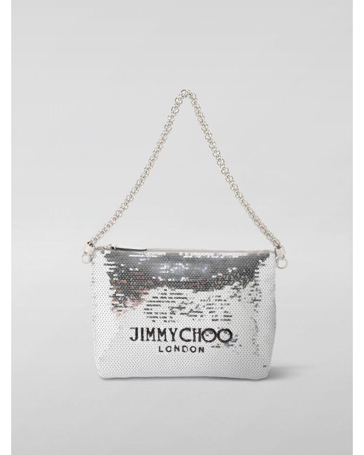 Jimmy Choo White Shoulder Bag