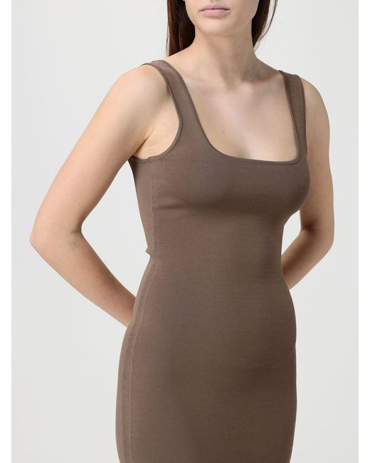 Entire studios Natural Viscose Midi Dress