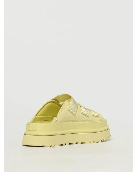 Ugg Yellow Heeled Sandals