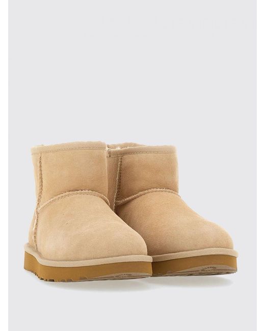 Ugg Natural Classic Mini Ii Suede Ankle Boot