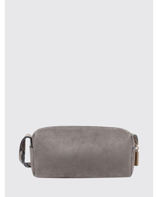 Khaite Gray Shoulder Bag