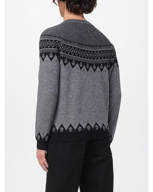 McQueen Gray Jumper for men
