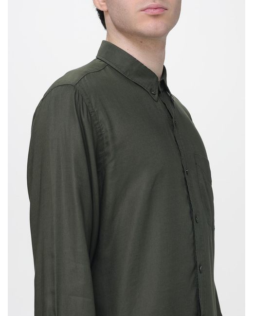 Tom Ford Gray Classic Lyocell Shirt for men