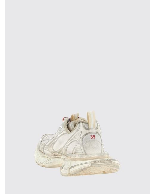 Balenciaga White 3Xl Laminated Mesh And Rubber Sneakers