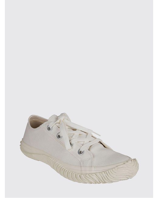 Yohji Yamamoto White Cotton Canvas Sneakers