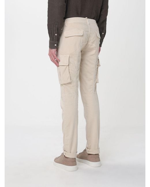 Mason's Multicolor Stretch Cotton Cargo Trousers for men
