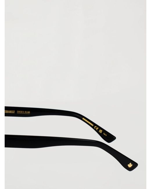 DSquared² Blue Tone Metal Aviator Sunglasses With Lenses for men