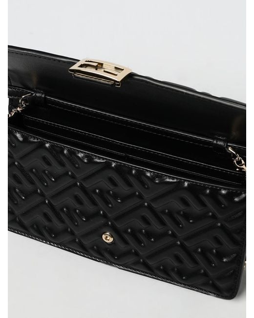 Bolso De Hombro Mujer Fendi de color Black