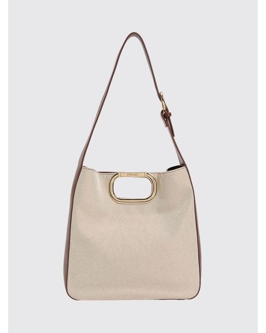 Twinset Natural Canvas Bag