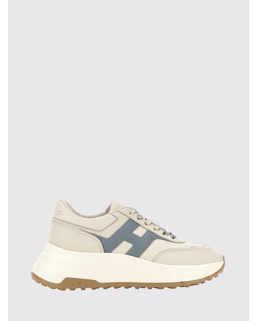 Hogan White H669 Leather Sneakers