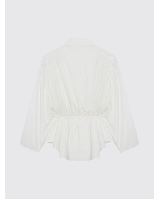 Chloé White Chlo&Eacute Silk Blend Shirt