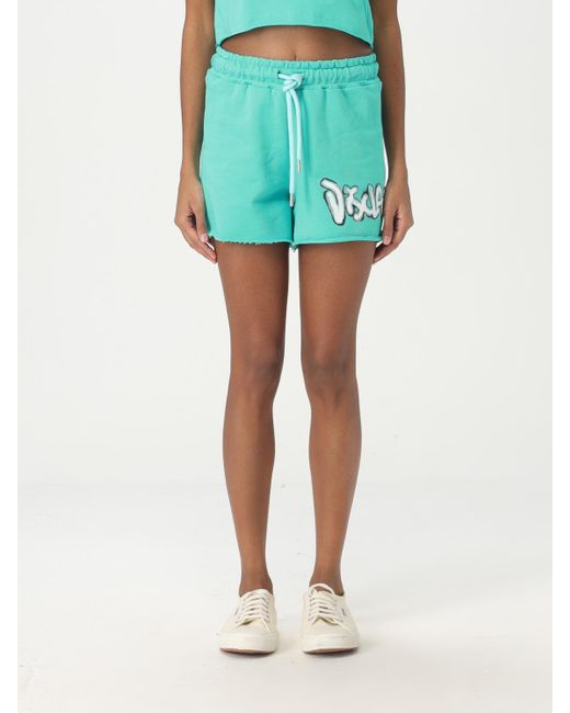DISCLAIMER Green Shorts Damen