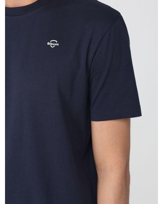 Blauer Blue Basic Cotton T-Shirt for men