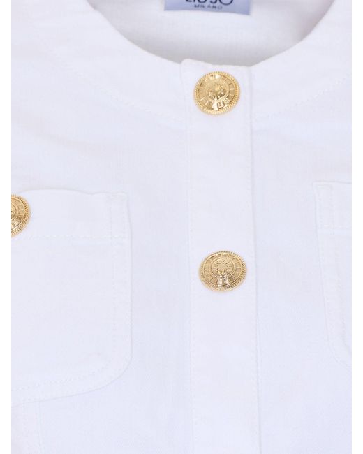Liu Jo White Denim Jacket