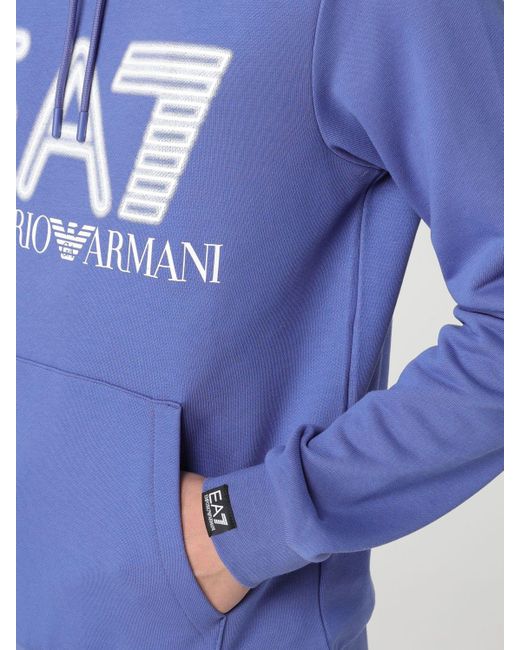 EA7 Blue Sweatshirt for men