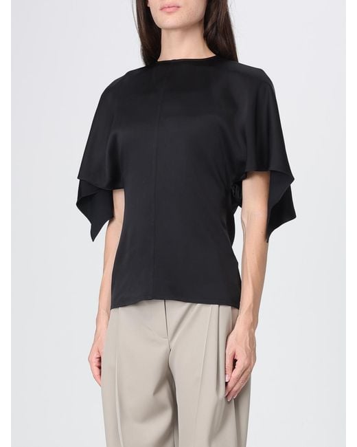 Stella McCartney Black Crewneck Blouse
