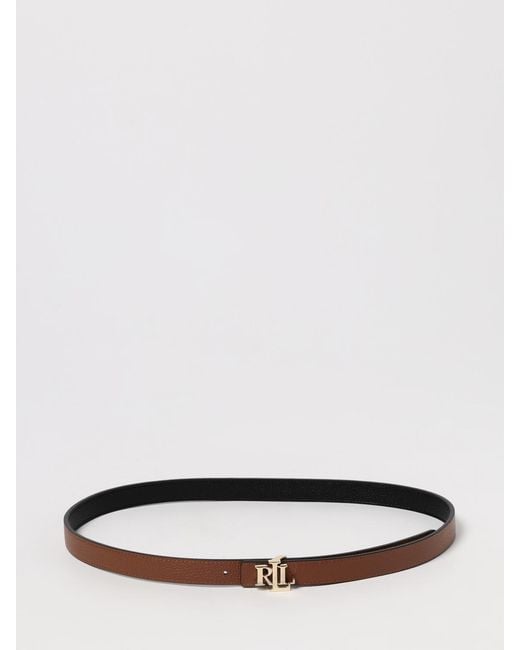 Ralph Lauren White Reversible Leather Belt