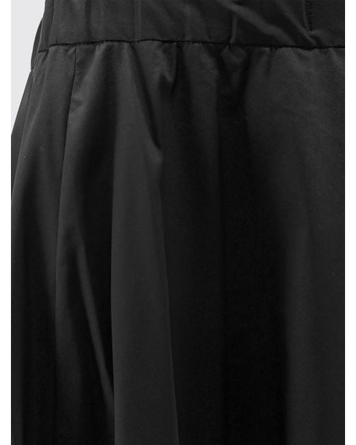 Aspesi Black Cotton Skirt