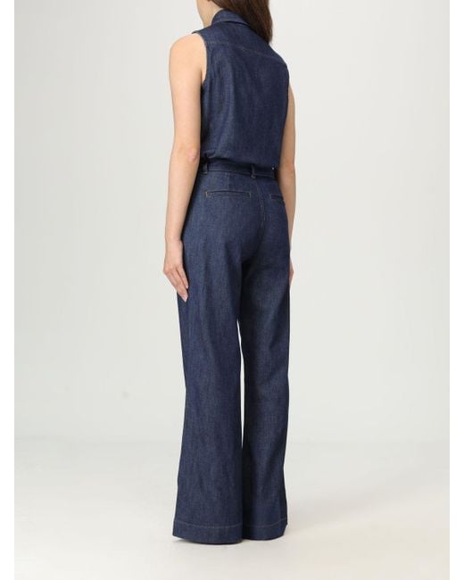 Falda Mujer 7 For All Mankind de color Blue