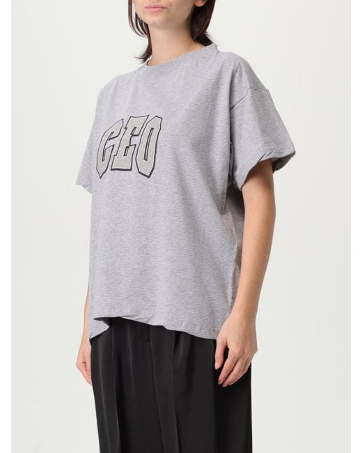Camiseta Mujer Balenciaga de color Gray