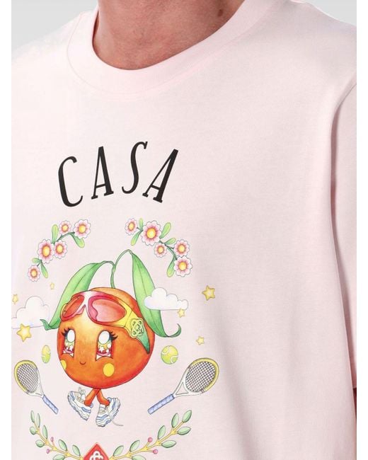 Casablanca T-Shirt Herren in White für Herren