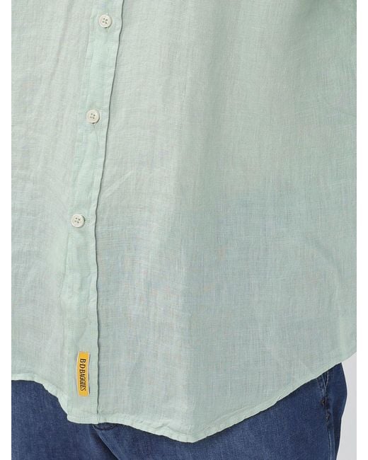 B.D. Baggies Green Basic Cotton Shirt for men