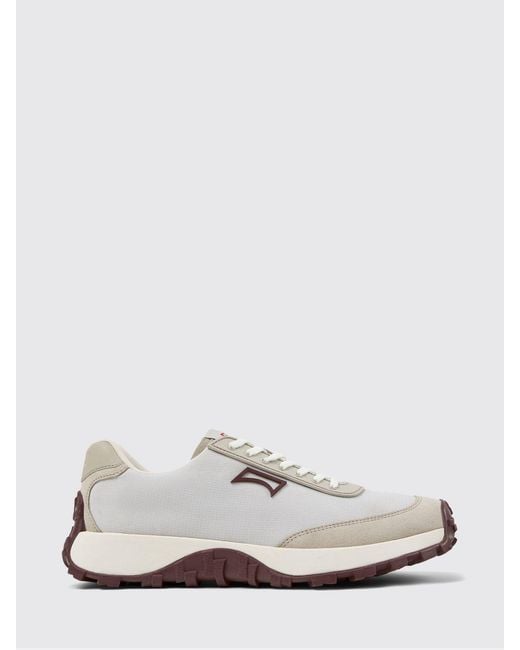 Camper White Drift Trail Recycled Polyester And Suede Sneakers for men