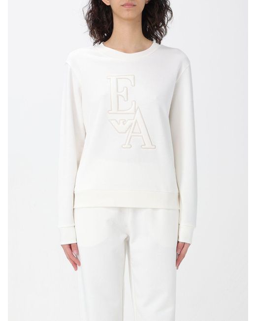Emporio Armani White Sweatshirt