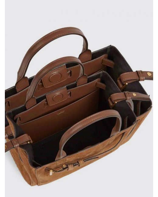 Tom Ford Brown Audrey Suede Bag