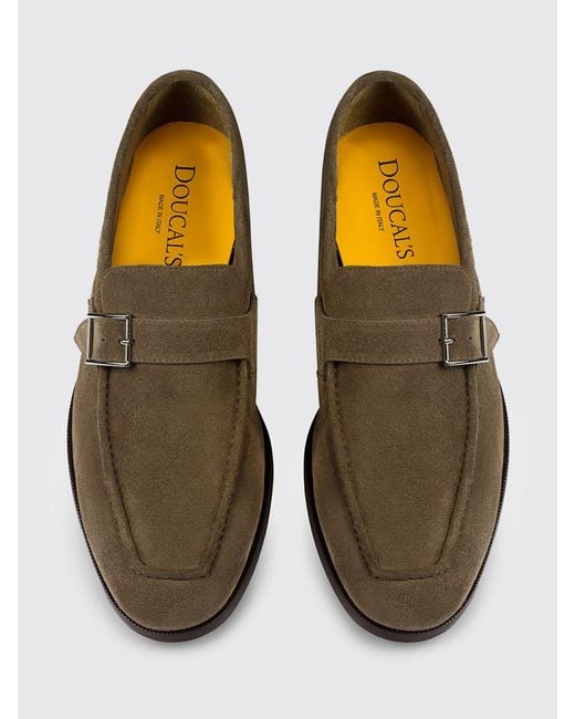 Doucal's Multicolor Suede Loafers for men