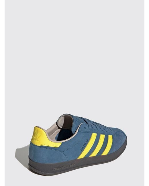 Adidas Originals Blue Gazelle Indoor Pro Leather Sneakers for men