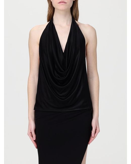 Elisabetta Franchi Black Jersey Top