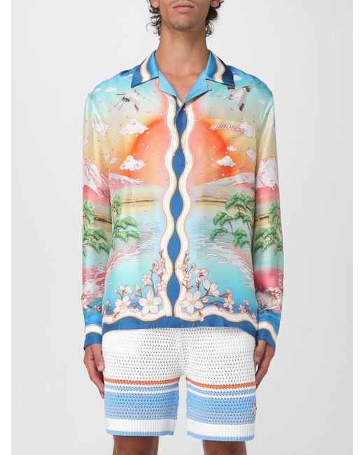 Casablanca Blue Shirt for men
