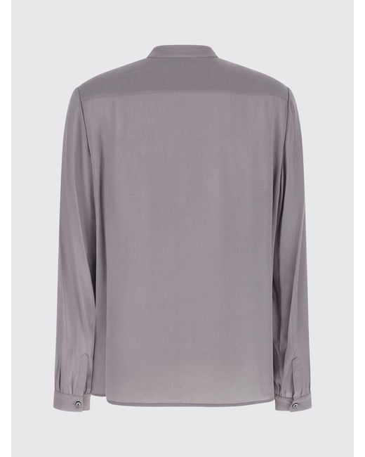 Tory Burch Gray Georgette Shirt
