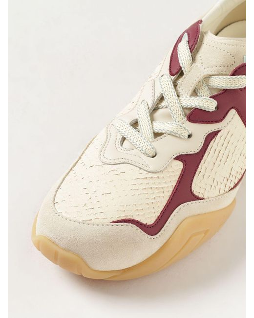 Fendi Pink Wave Pulse Low-Top Sneakers