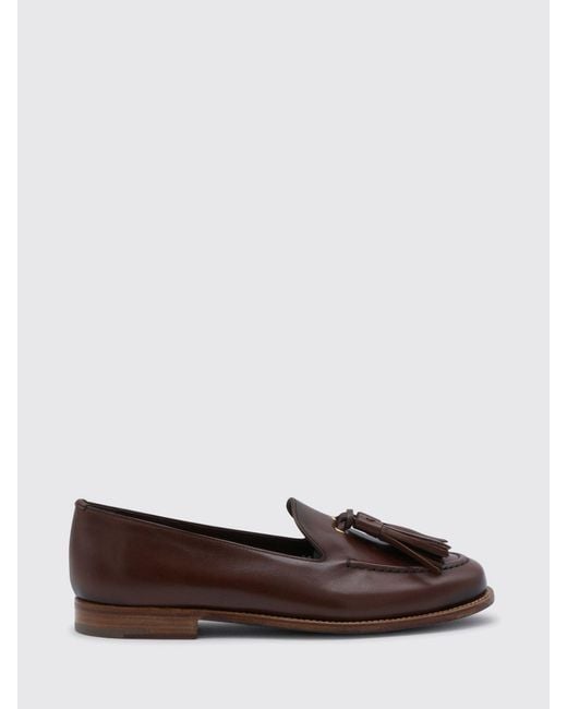 Church's White Renee Leather Loafers